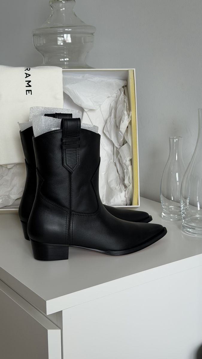 Scarpe da donna: Frame leather boots – Nuovo e nell'imballaggio originale da Paradiso venduto da viorea 2