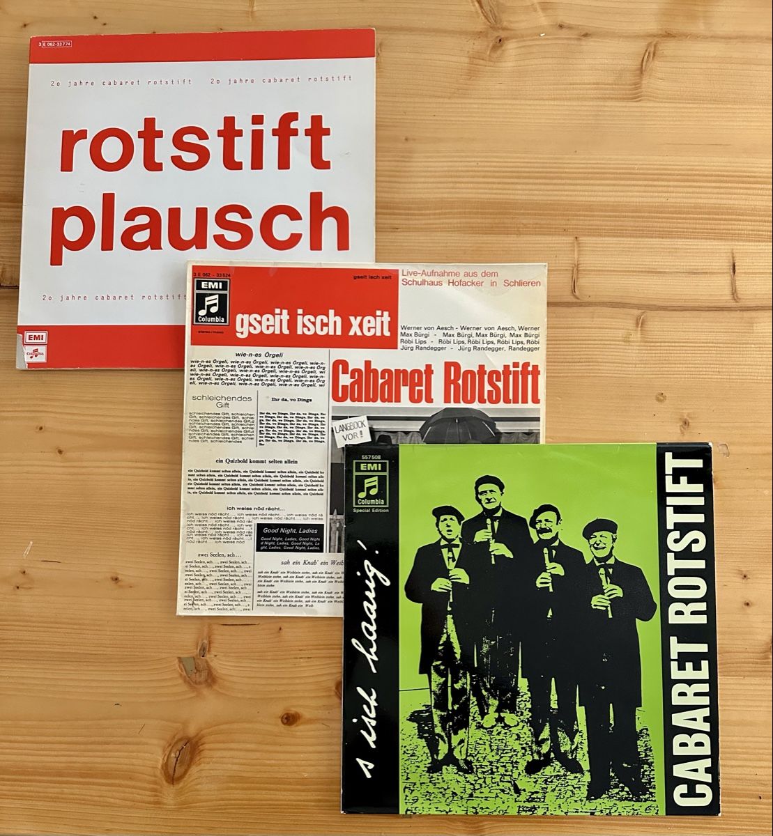 Dischi in vinile: EMIL, Cabaret Rotstift, Berner Troubadours Schallplatten LP – Usato da Zuzwil BE venduto da BulkBox 3