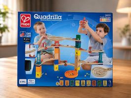 Hape Quadrilla Kugelbahn E6019 (komplett & top Zustand)