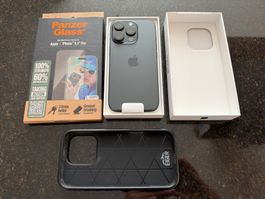 iPhone 16 Pro 256 GB Black Titanium - Top Zustand