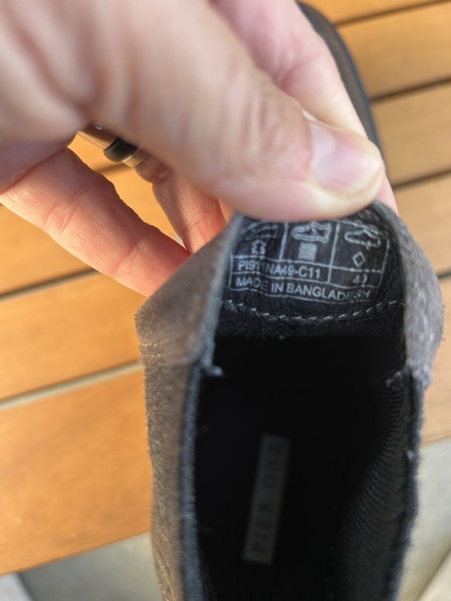Scarpe da donna: Lederstiefelette von Pier one, Grösse 40, dunkelgrau – Usato da Erlinsbach SO venduto da hallon480 4