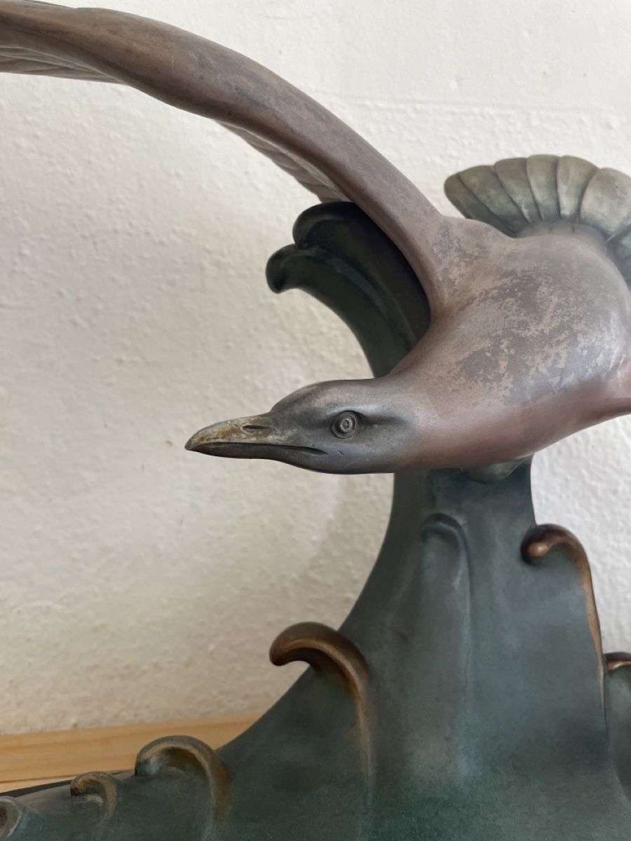 Skulpturen & Statuen: Grosse Bronze Möwe Art Deco L Carvin – Gebraucht aus Benken SG von tame_impala 4