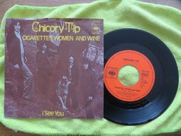Chicory Tip CIGARETTES WOMEN AND WINE 7" Vinyl 1972