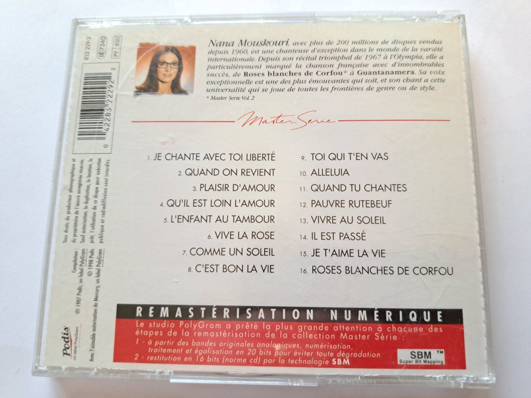 CD: Cd Master Série - Nana Mouskouri - Volume 1 – Usato da Pully venduto da bro_n52j 1