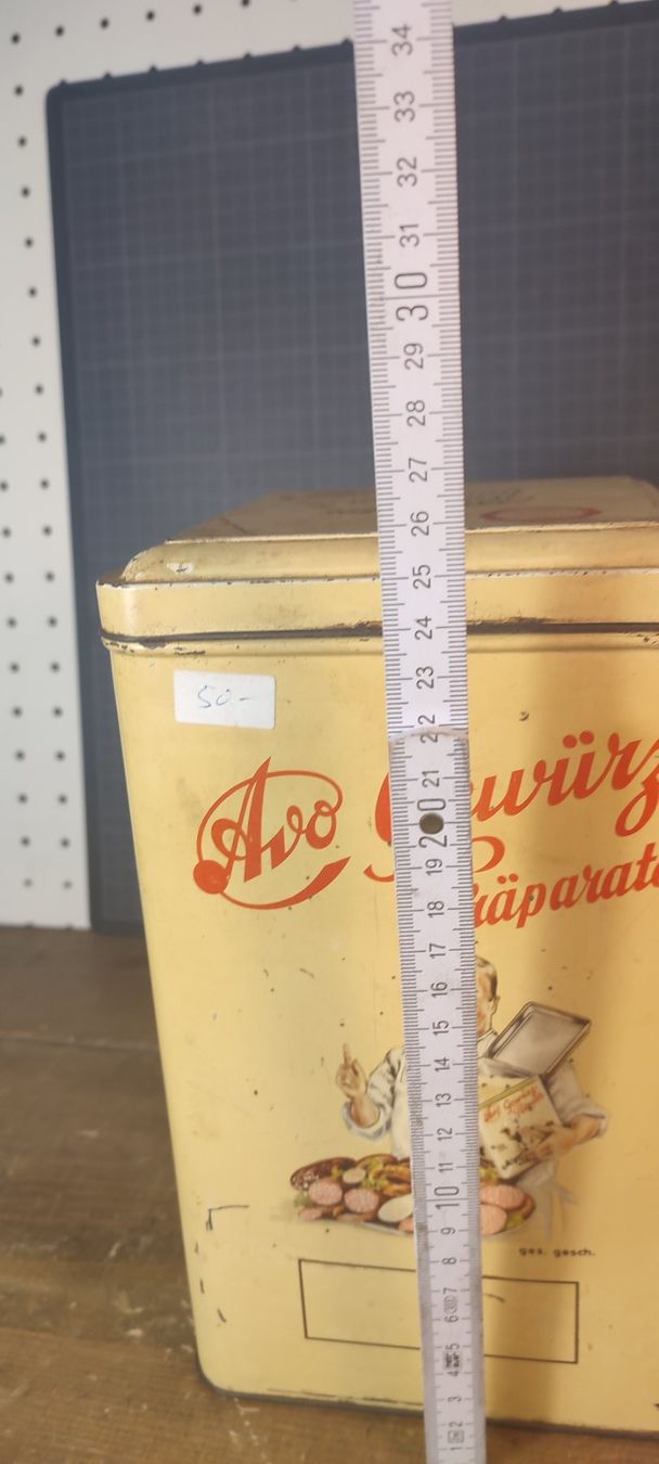 Barattoli: Wunderschöne antike Blechdose AVO GEWÜRZE – Usato da Gelterkinden venduto da MYSTOREFORYOU4460 6