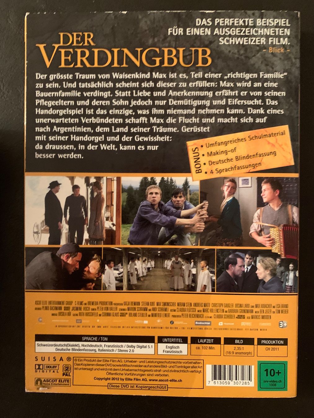 Tutti i DVDs: DVD Der Verdingbub - Schweizer Filmklassiker – Usato da Luzern venduto da Roger72 1