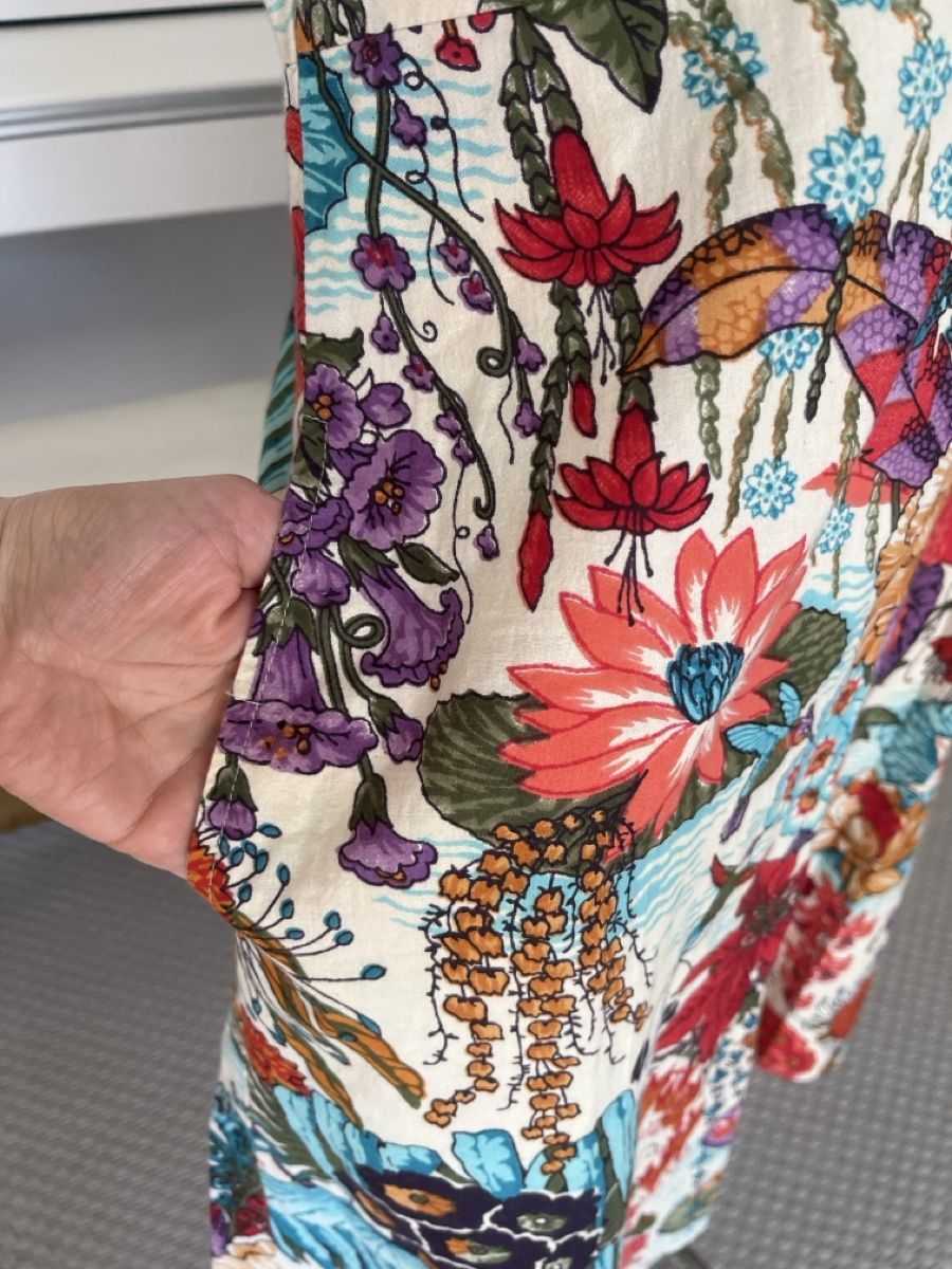 Vestiti: Kleid mit Blumenmuster, Baumwolle, M – Usato da Solothurn venduto da Bobesch08 3