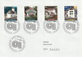 1997 Pro Patria Brief Bundesfeierstempel RÜTLI 01.8.1997