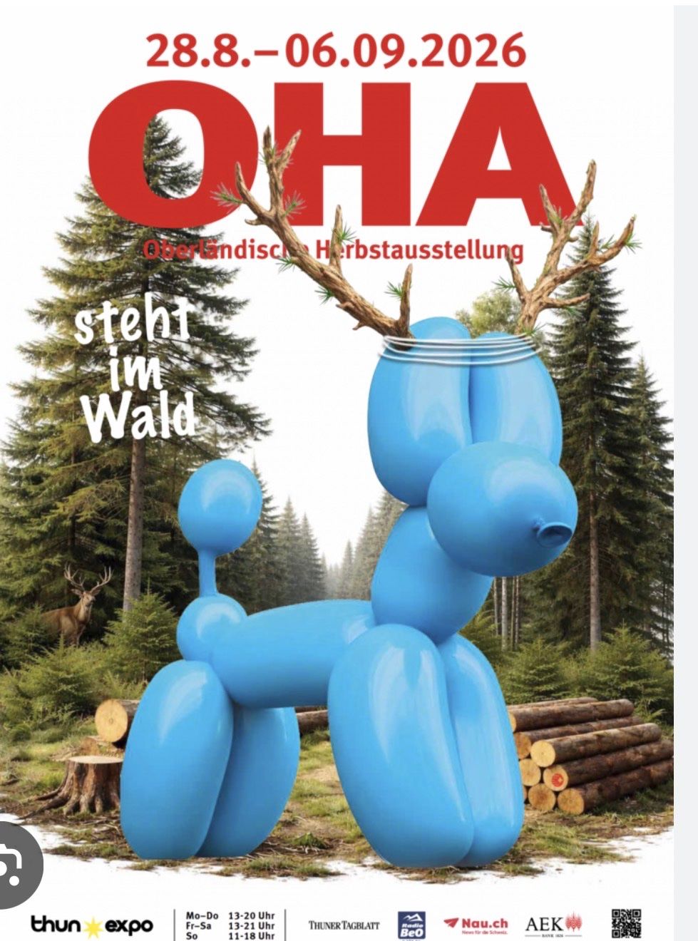 Billets: 1x OHA Eintritt 2026 – Neuf (Voir description) à Grenchen par Pandis