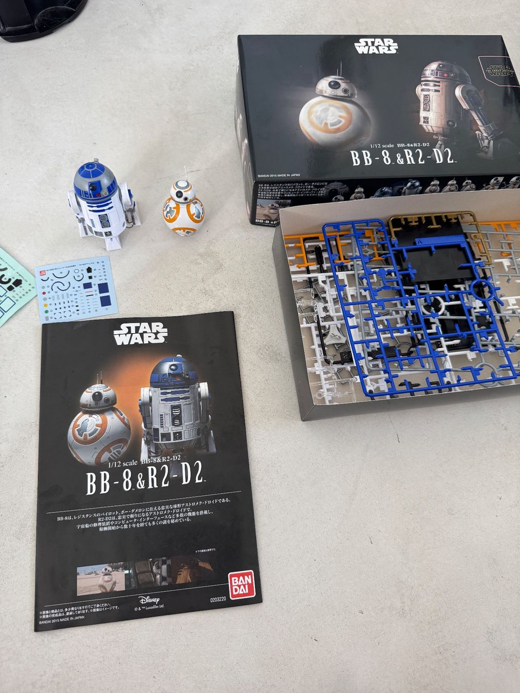 Star Wars Giocattoli: Bandai Star Wars BB-8 & R2-D2 BB8 R2D2 1/12 – Usato da giffers venduto da sev_c9x9 8