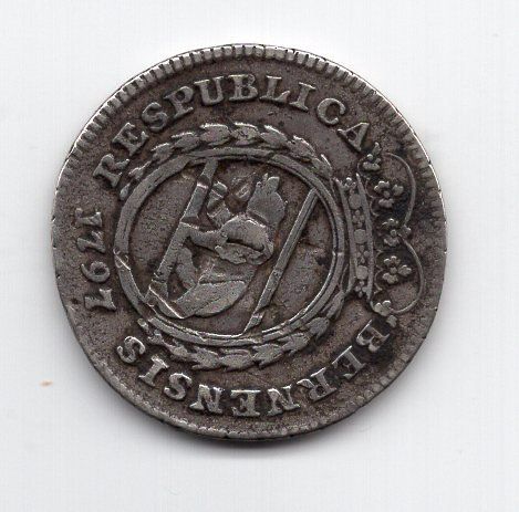 Tutti le monete: (1384) Bern, ¼ Taler, 1797, ss-vz – Usato da Rüthi (Rheintal) venduto da erdnuessli1 1