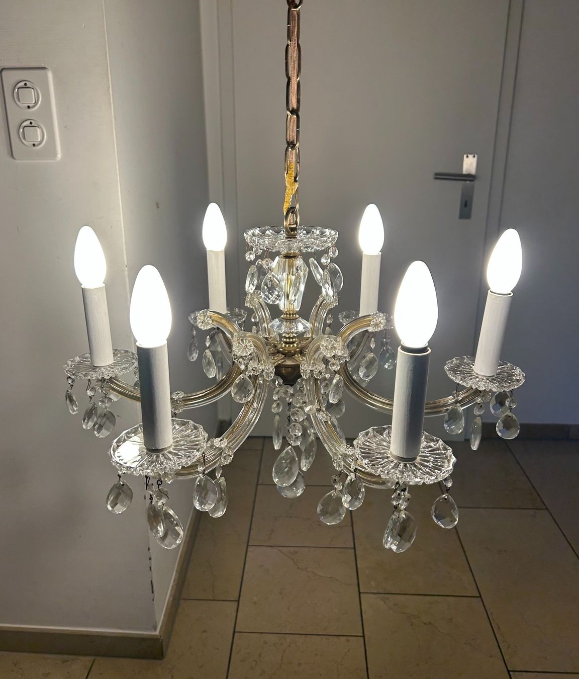 Lampadari & plafoniere: Kronleuchter mit 6 Flammen – Usato da Basel venduto da eva_rst2 1