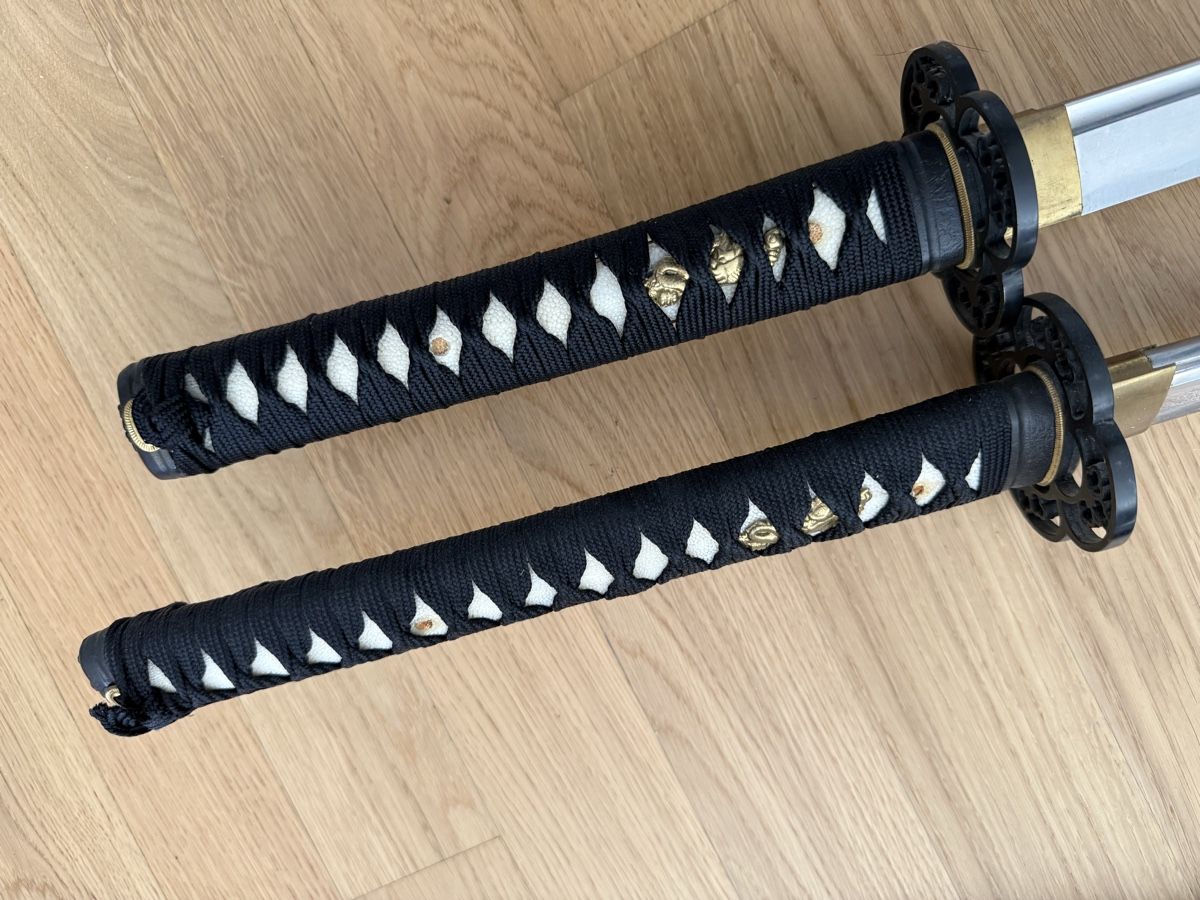 Internationale Kunst: Samurai Schwerter Set, Katana Schwert – Gebraucht aus Goldach von Messerguru 7