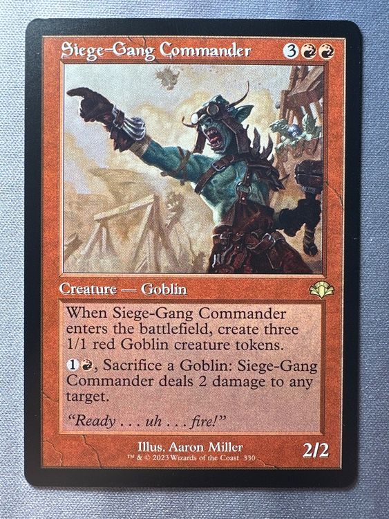 Capo della Squadra di Assedio (Siege-Gang Commander) · Magic 2010 (M10) #157 · Magic: The Gathering Search