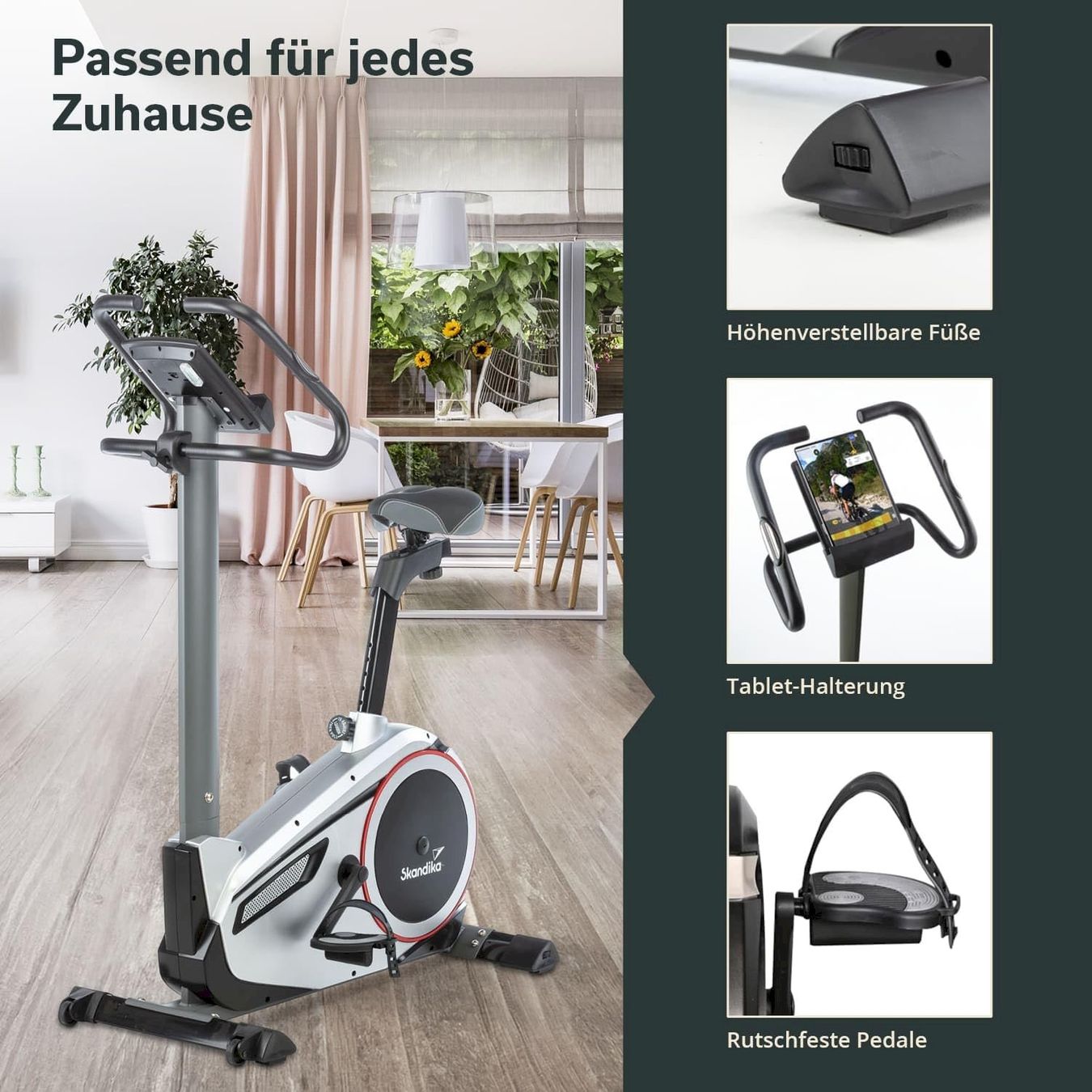 Hometrainer: Skandika Ergometer Morpheus silber – Nuovo e nell'imballaggio originale da Bottighofen venduto da zaap 6