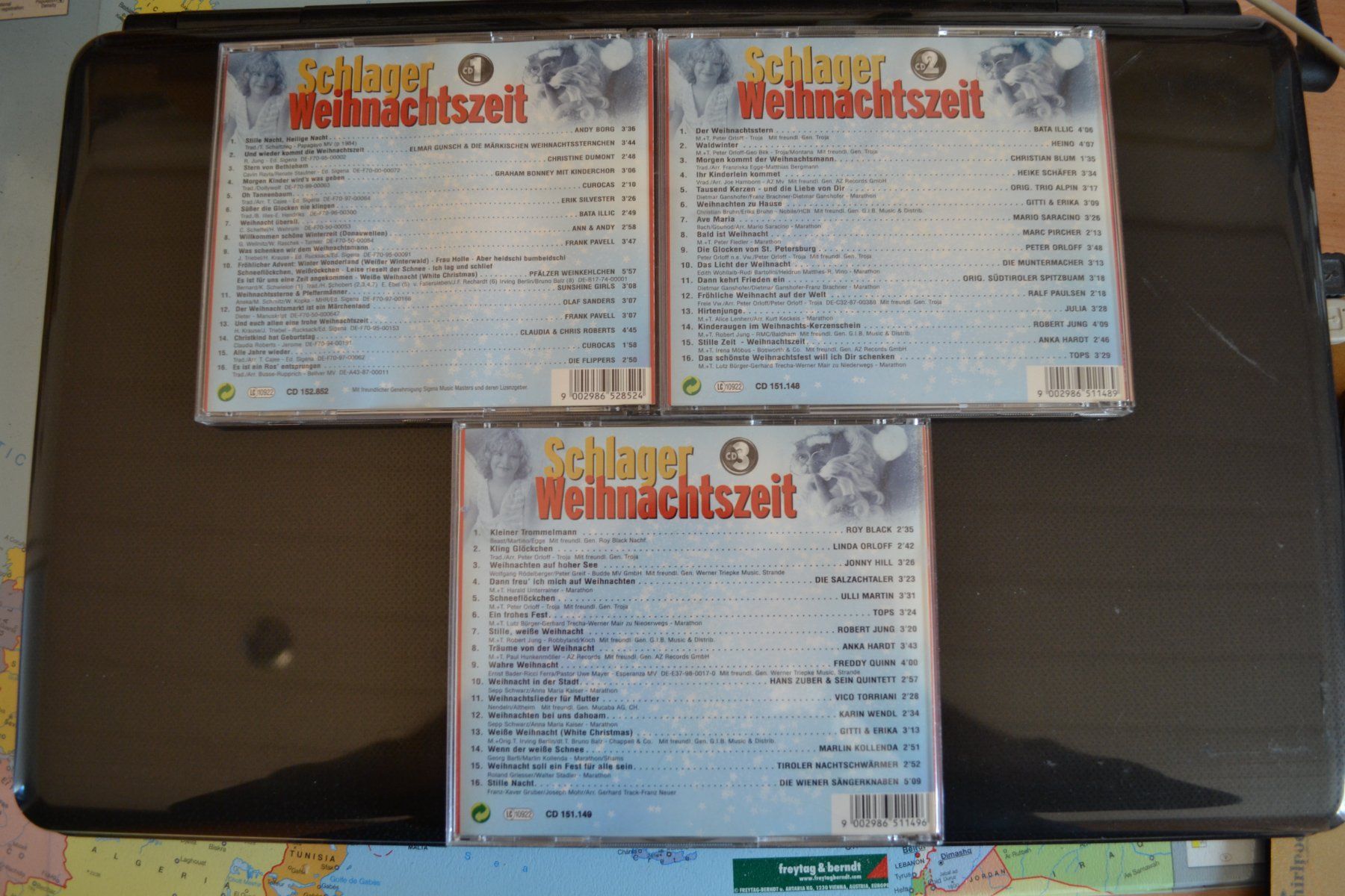 CD: Disc 3 CDs Schlager Weihnachtszeit – Usato da Beinwil am See venduto da kajak55 1