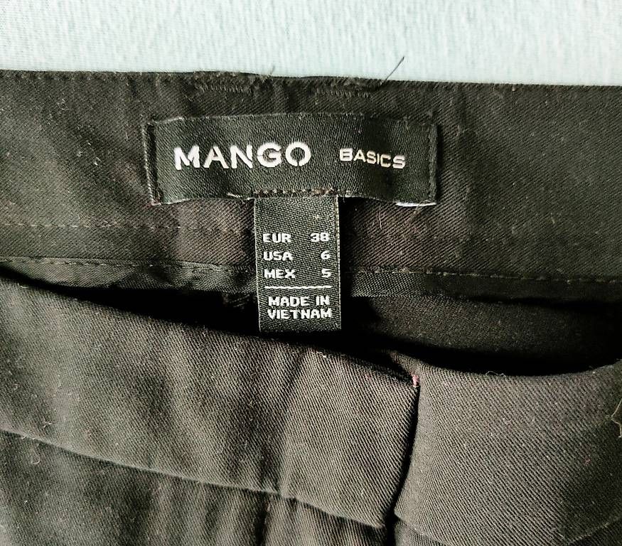 Mango Pantaloni: Mango Hose schwarz Gr. 38 – Usato da Thalwil venduto da wamoni 1