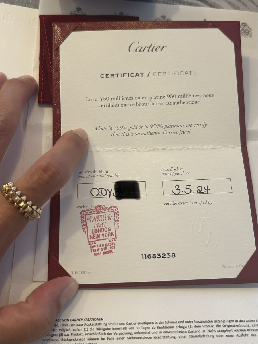 Cartier Ringe: Cartier Clash Ring Mittleres Modell – Neu (gemäss Beschreibung) aus Basel von David_2019 4
