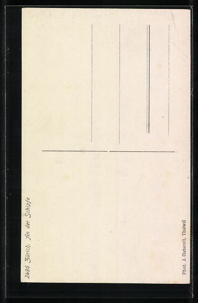 Cartoline postali: AK Zürich, Strasse an der Schipfe – Usato da Berlin venduto da bartko-reher 1