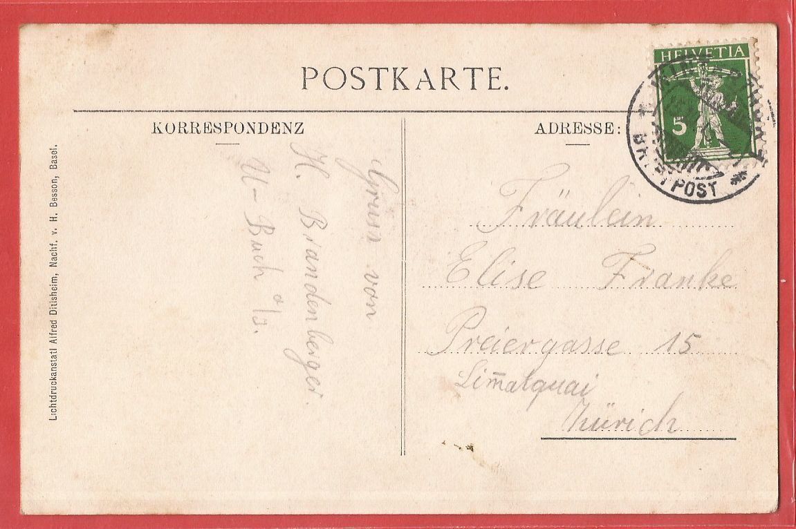 Cartes postales: Buch am Irchel - 1915 – D'occasion à Fislisbach par Porano 1