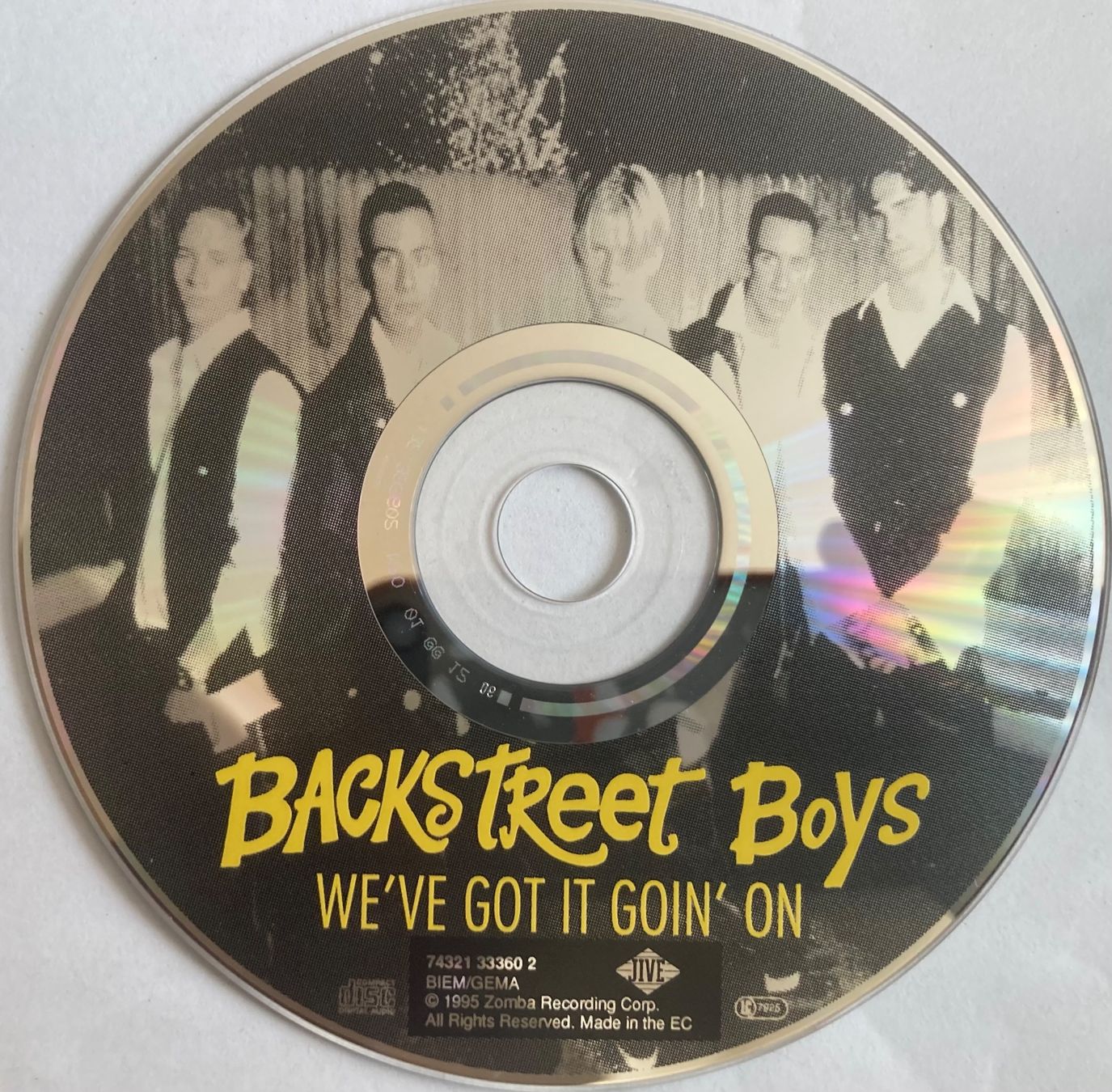 CD: BACKSTREET BOYS - WE'VE GOT IT GOIN' ON – Usato da Poliez-Pittet venduto da Newtown-Records 2