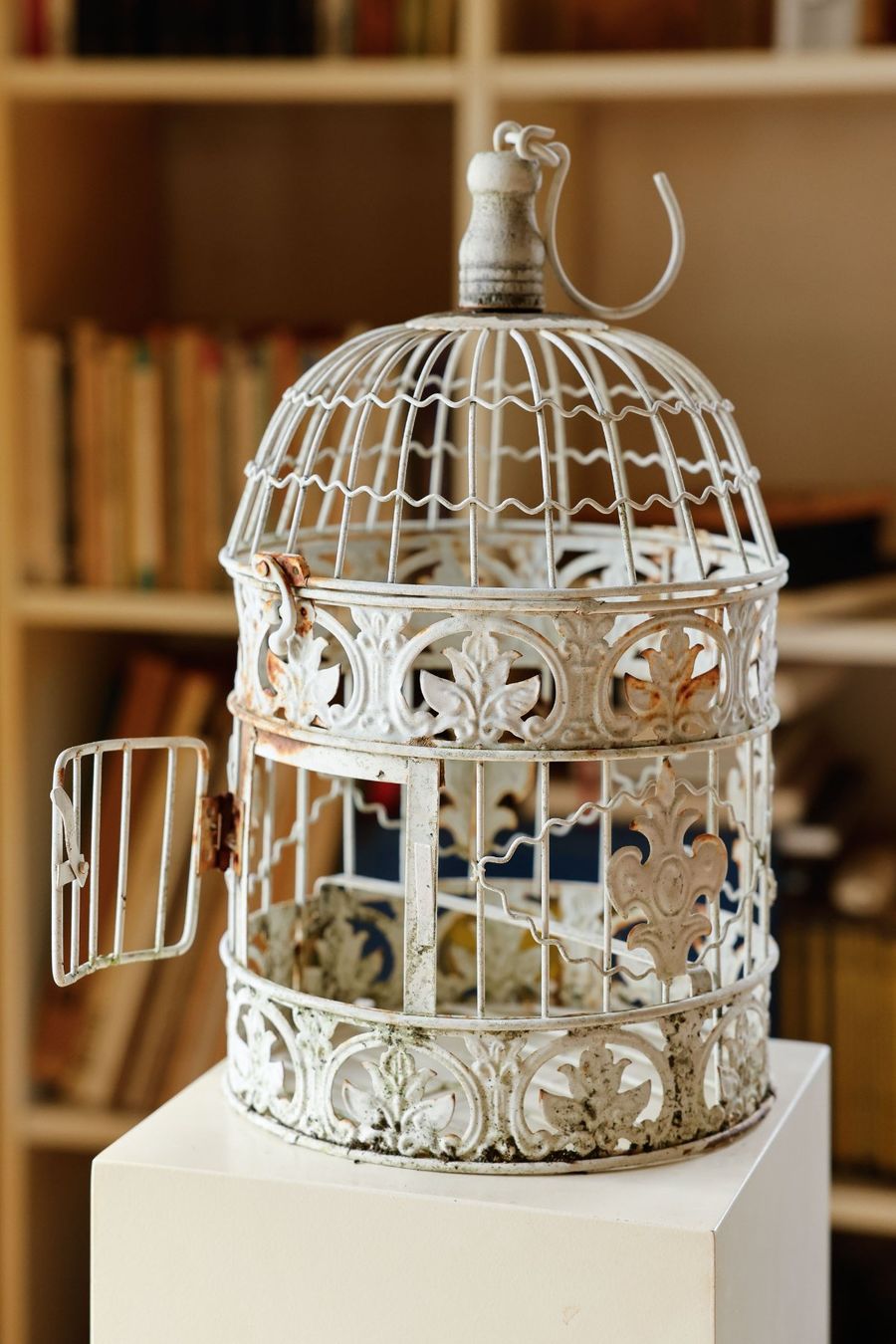 Vogelhäuser: Vogelhaus aus Metall, Vintage – Gebraucht aus Zürich von vitty