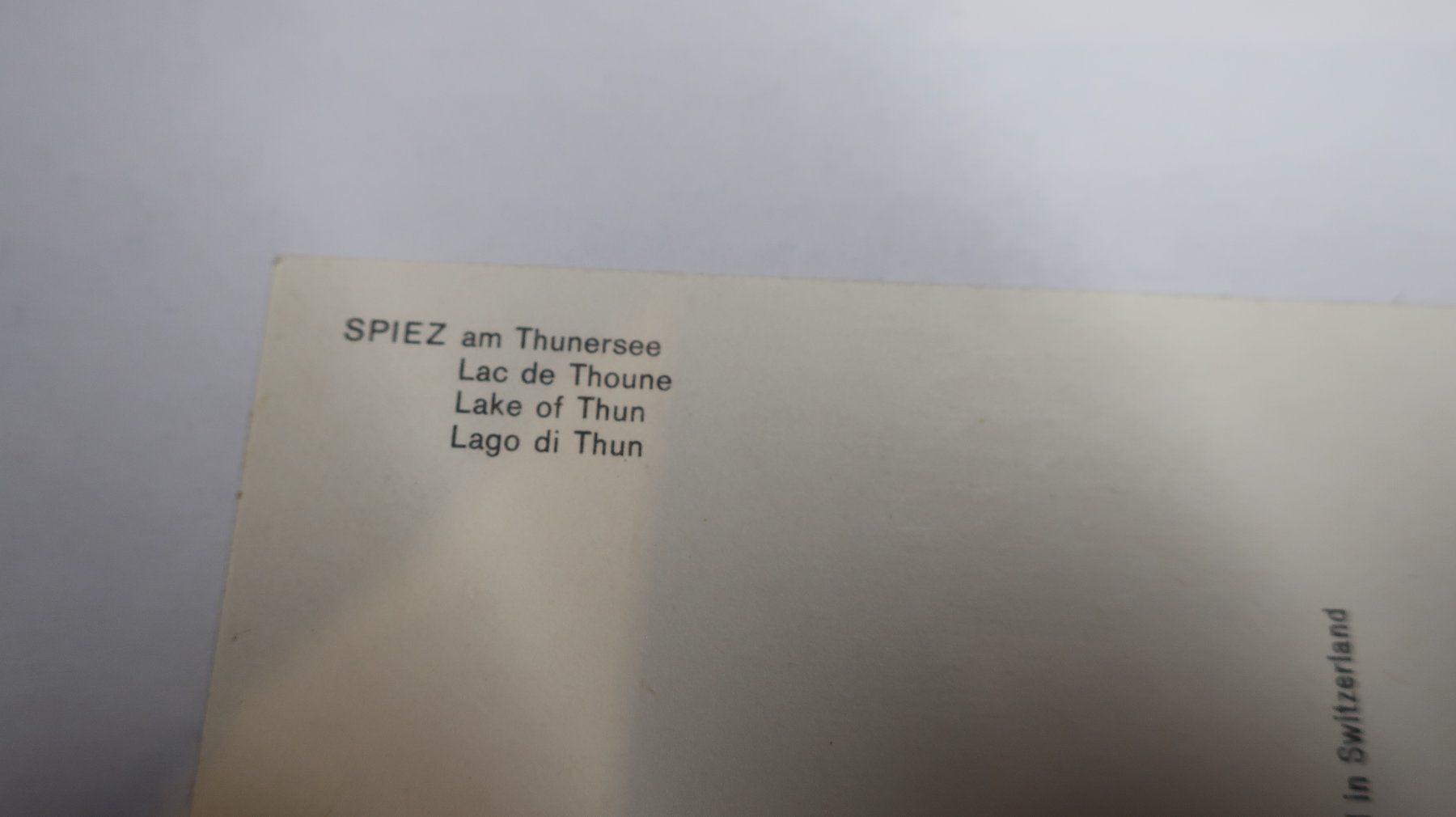 Cartes postales: Spiez   am Thunersee Lac de Thoune Multivues – D'occasion à Cormoret par Pascalll2001 4