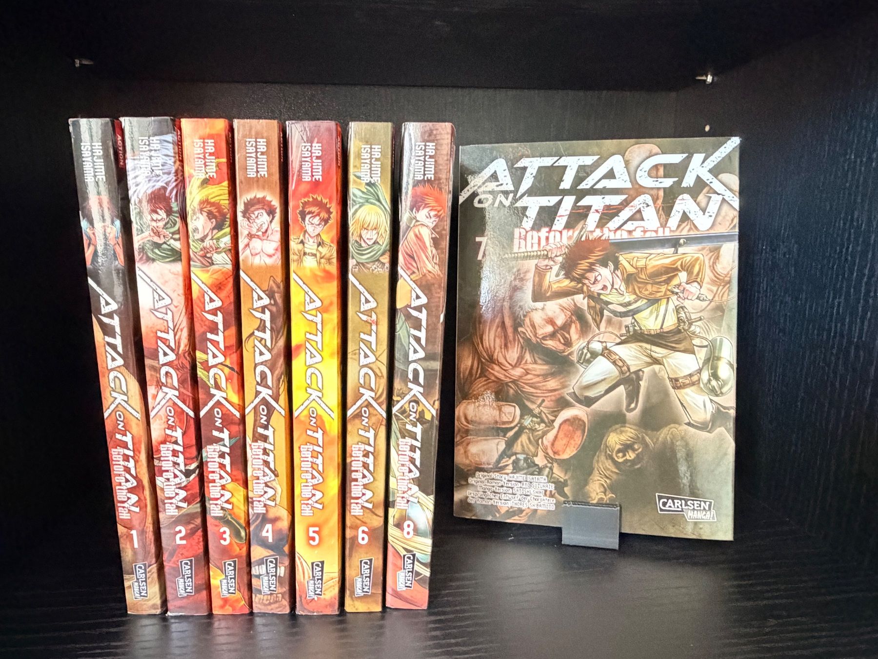 Comics: AOT Before the Fall 1-8 (Meiste 1. Auflage) & Jujutsu Kaisen – Neu (gemäss Beschreibung) aus Grindel von 3TWC910 1