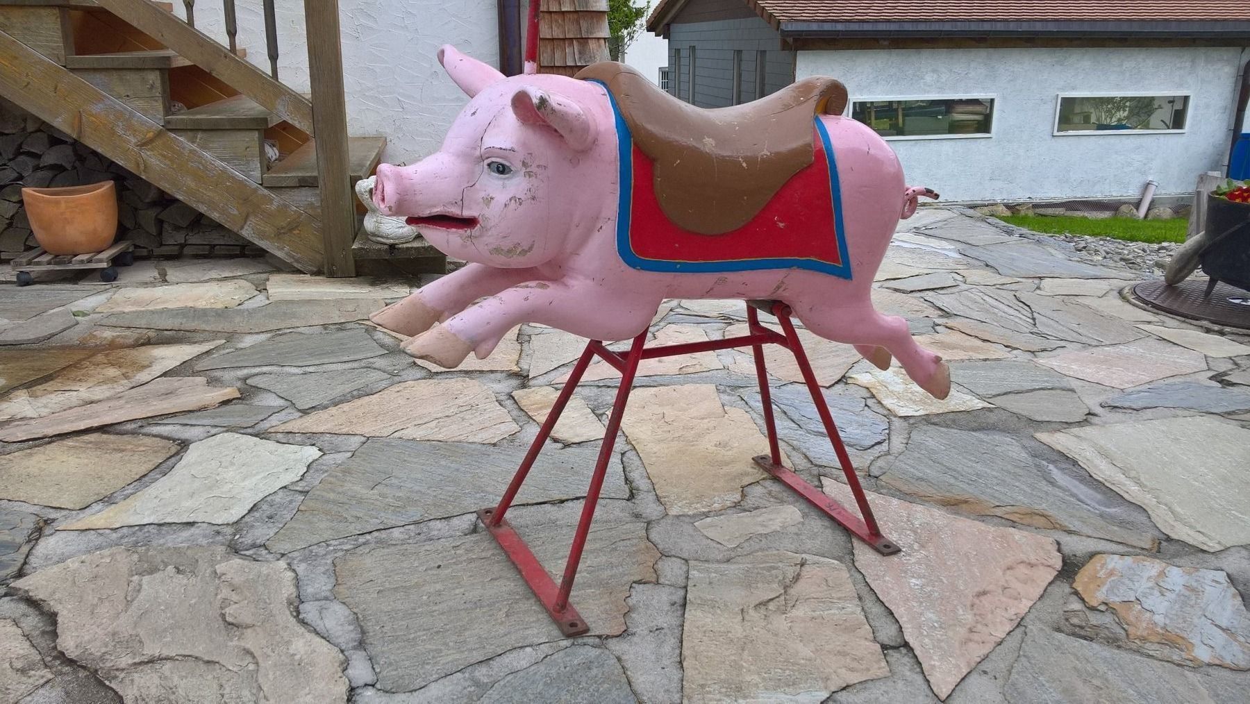 Il mondo degli animali: Sujet de carrousel ancien – Usato da Pringy venduto da baby4you260649 1