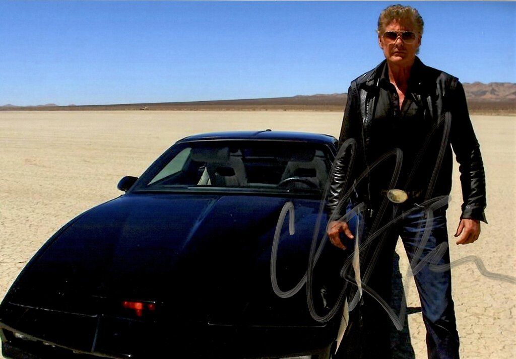 Autografi: KNIGHT RIDER David HASSELHOFF / TOP AUTOGRAMM – Usato da Egg b. Zürich venduto da Dbunny