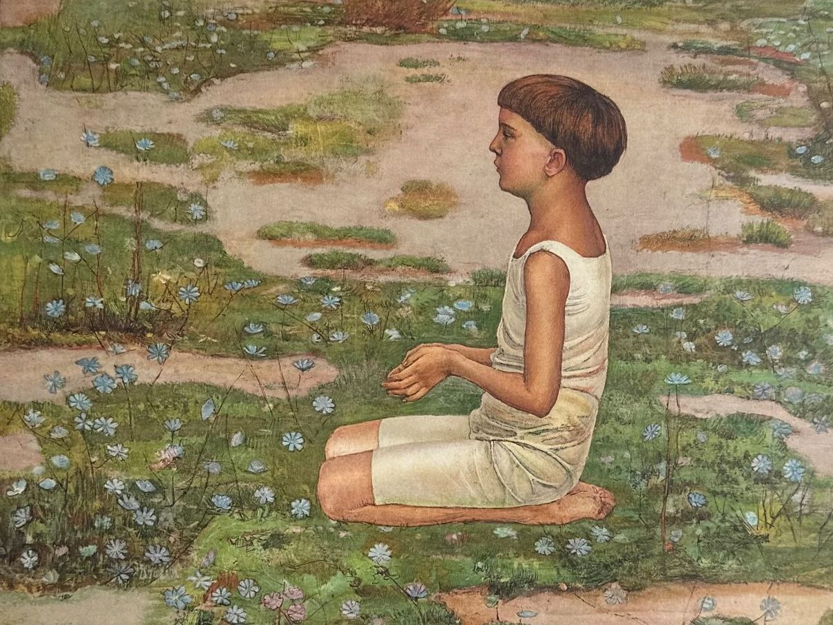 Grafiken & Lithographien: Ferdinand HODLER "Knieender Knabe" – Gebraucht aus Grellingen von luxuskunst