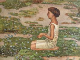 Ferdinand HODLER "Knieender Knabe"