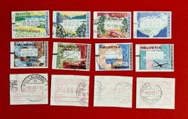 AUTOMATENMARKEN ATM SCHÖNE STEMPEL 11 - 14 1996 15 - 18 2001