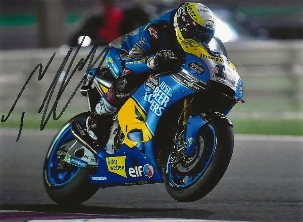 Autographes: Autogramm Tom Lüthi Katar 2018 – D'occasion à Solothurn par F1shop1