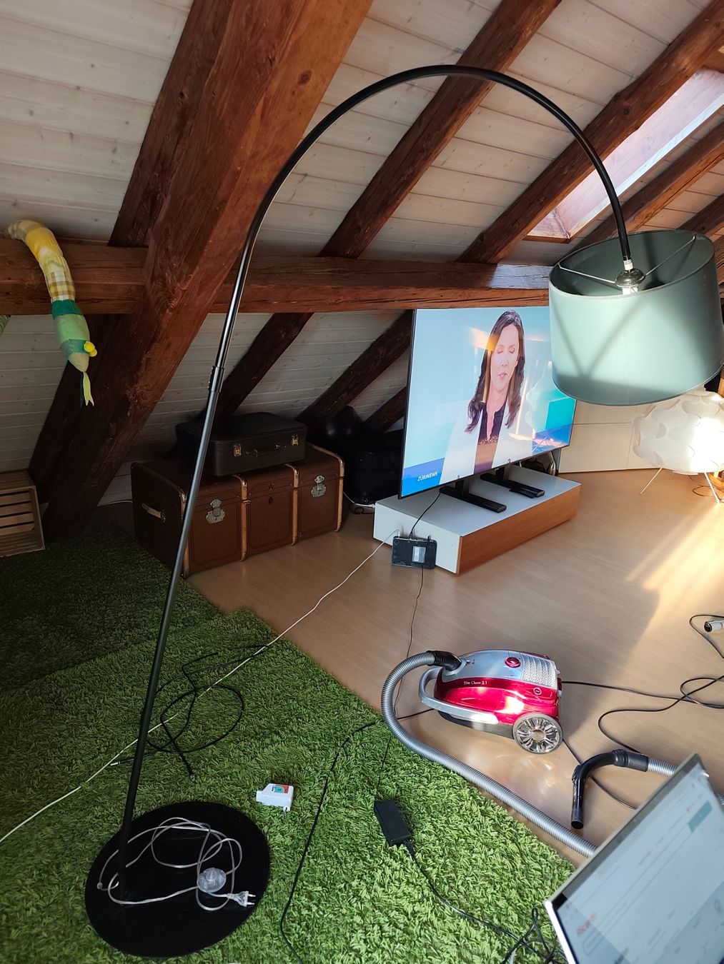 Lampen: Bogenlampe Stehlampe – Gebraucht aus Tegerfelden von jea_f5xk