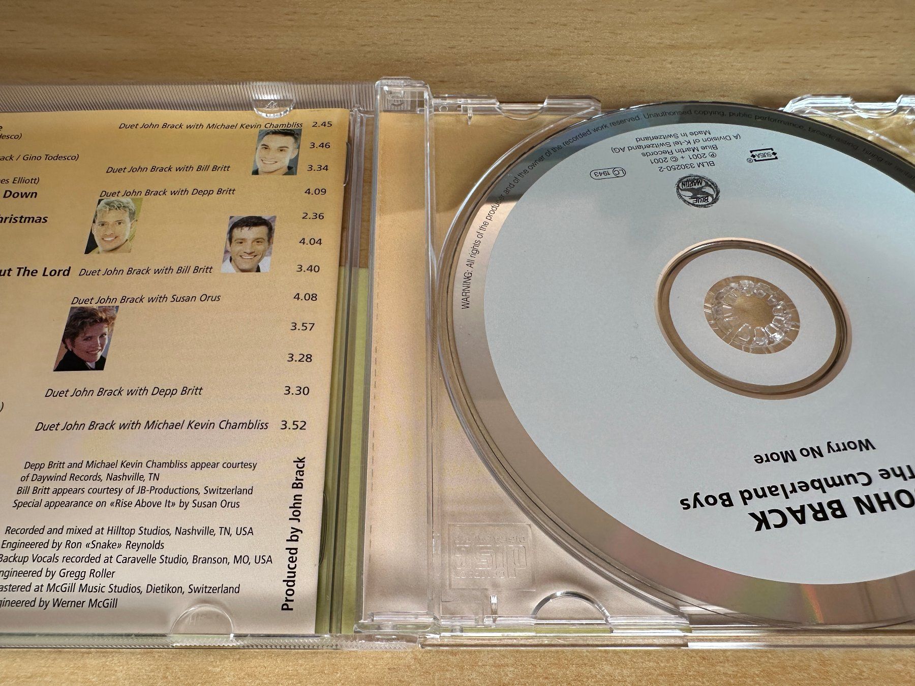 CD: U9 Brack John - Worry No More – Usato da Rikon im Tösstal venduto da Alpenmutz 2