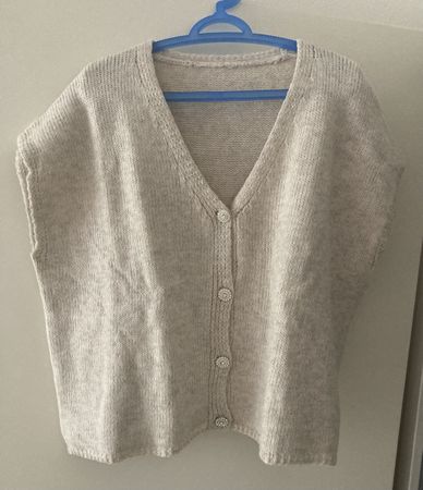 Damen Cardigan, beige L  