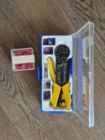 Elektriker Set Abisolierzange Aderendhülsen, gebraucht.