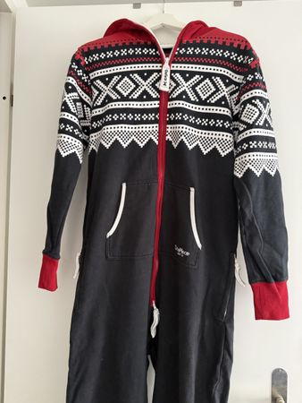 OnePiece Jumpsuit schwarz/rot wie neu, Grösse s