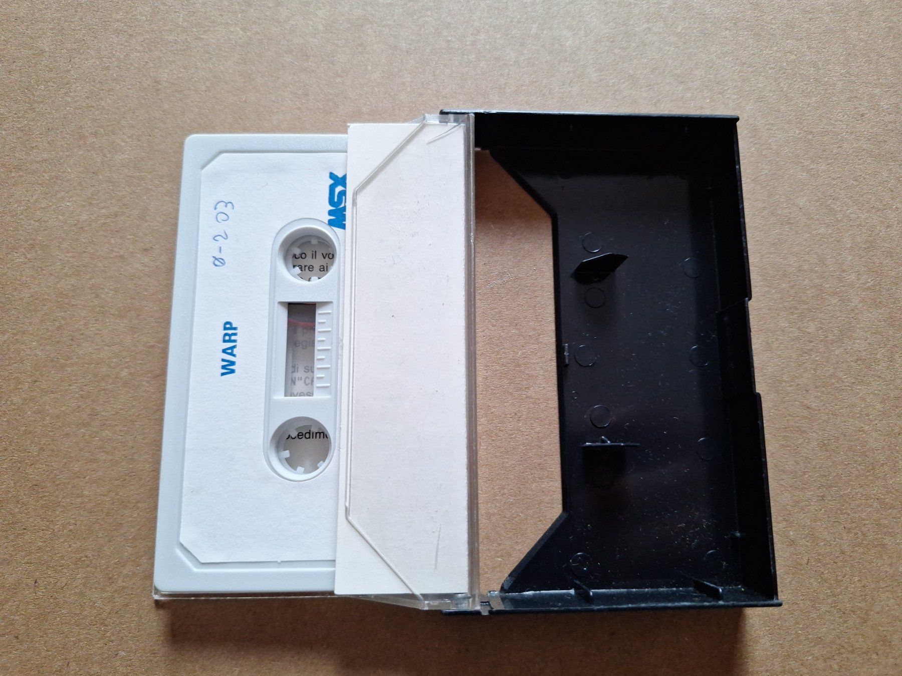 Giochi: Warp MSX - MSX Game Kassette – Usato da Altstätten SG venduto da GGsGameshop 1