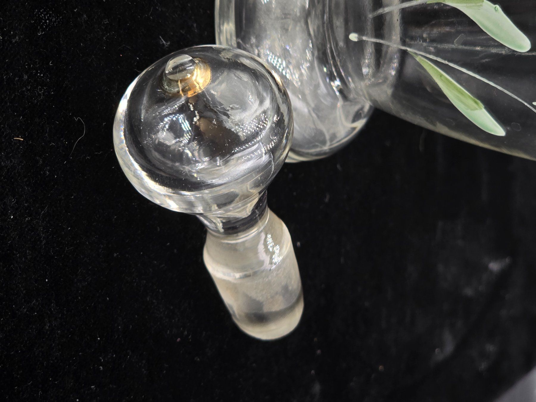Caraffe: Antike Karaffe Glas bemalt – Usato da Rorschacherberg venduto da snOOpydOg11 3