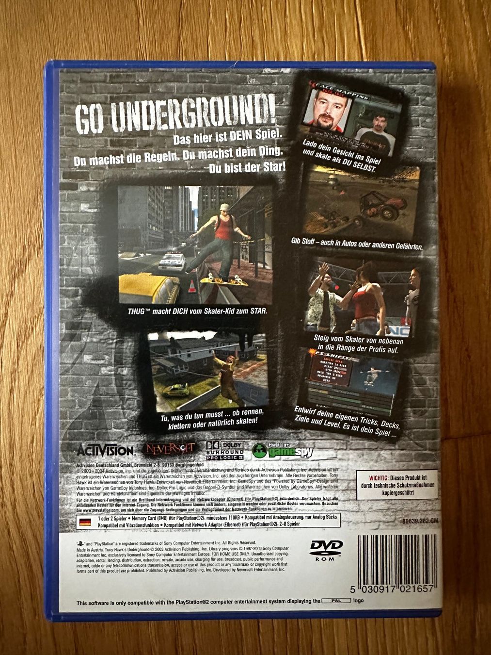 Giochi: Tony Hawk's underground, PS 2 / PlayStation 2 – Usato da Klosters venduto da Mii_88 1