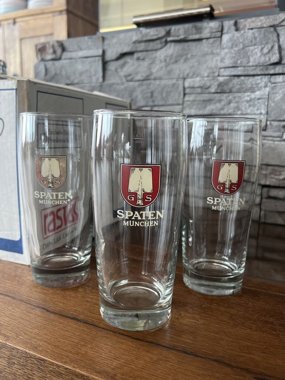 12 Biergläser antik Spaten München (Gebraucht) in Immensee für CHF 8 ...