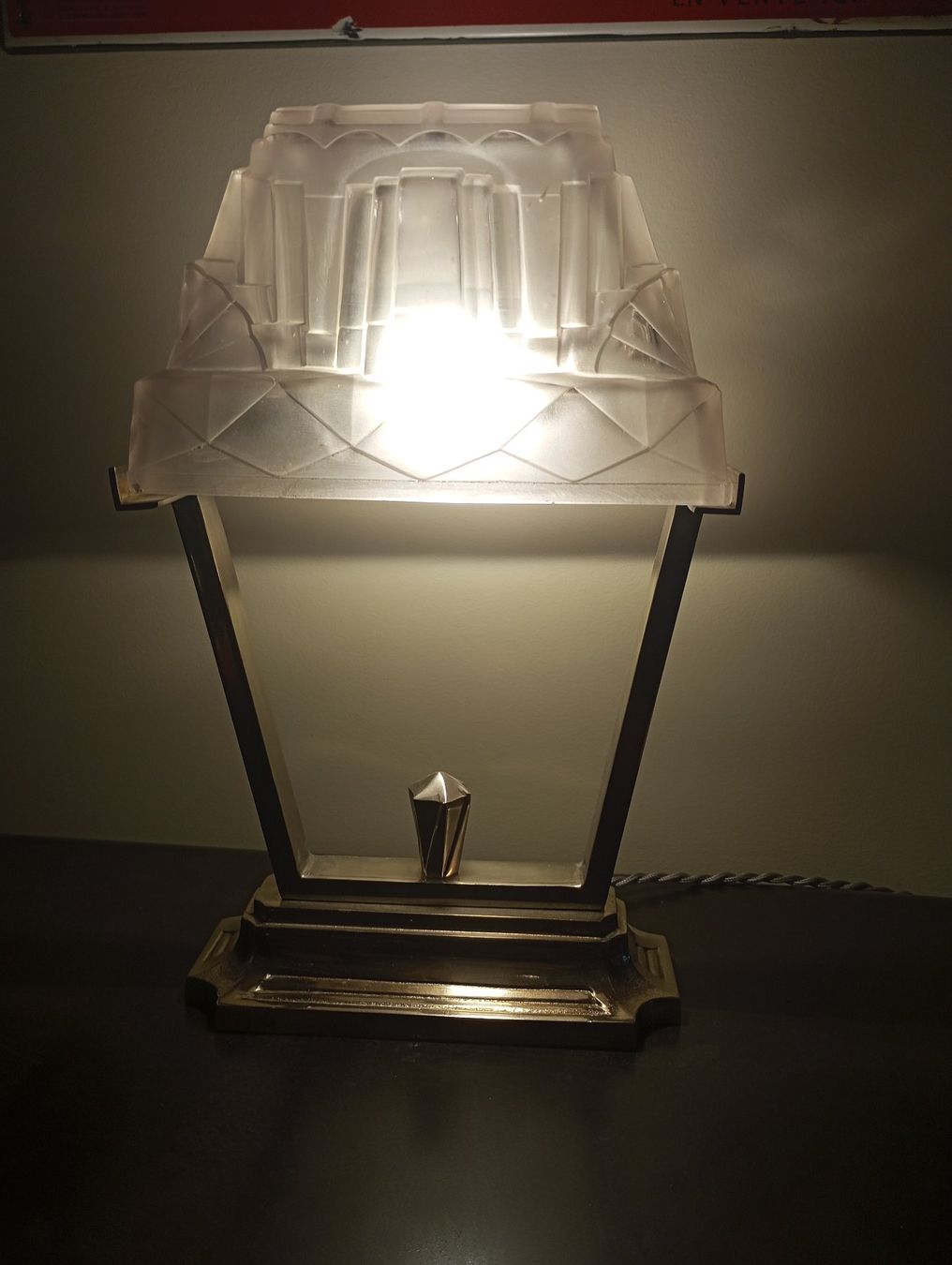 Lampade: Art-Deco: Tischlampe "Hugue"  / lampe de table – Usato da Fontaines NE venduto da waterfoot