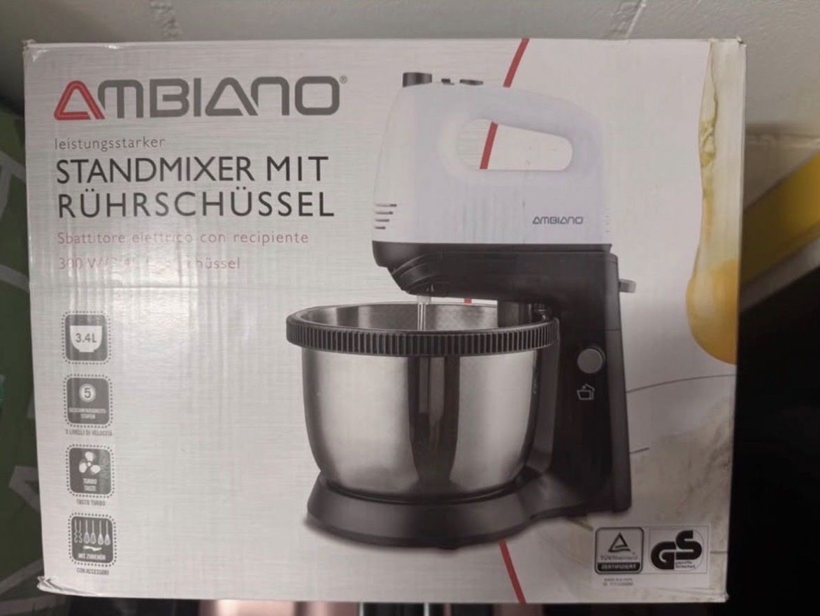 Ambiano Elettrodomestici da cucina: Standmixer mit Rührschüssel - NEU! – Nuovo e nell'imballaggio originale da Sins venduto da sum_lv6d