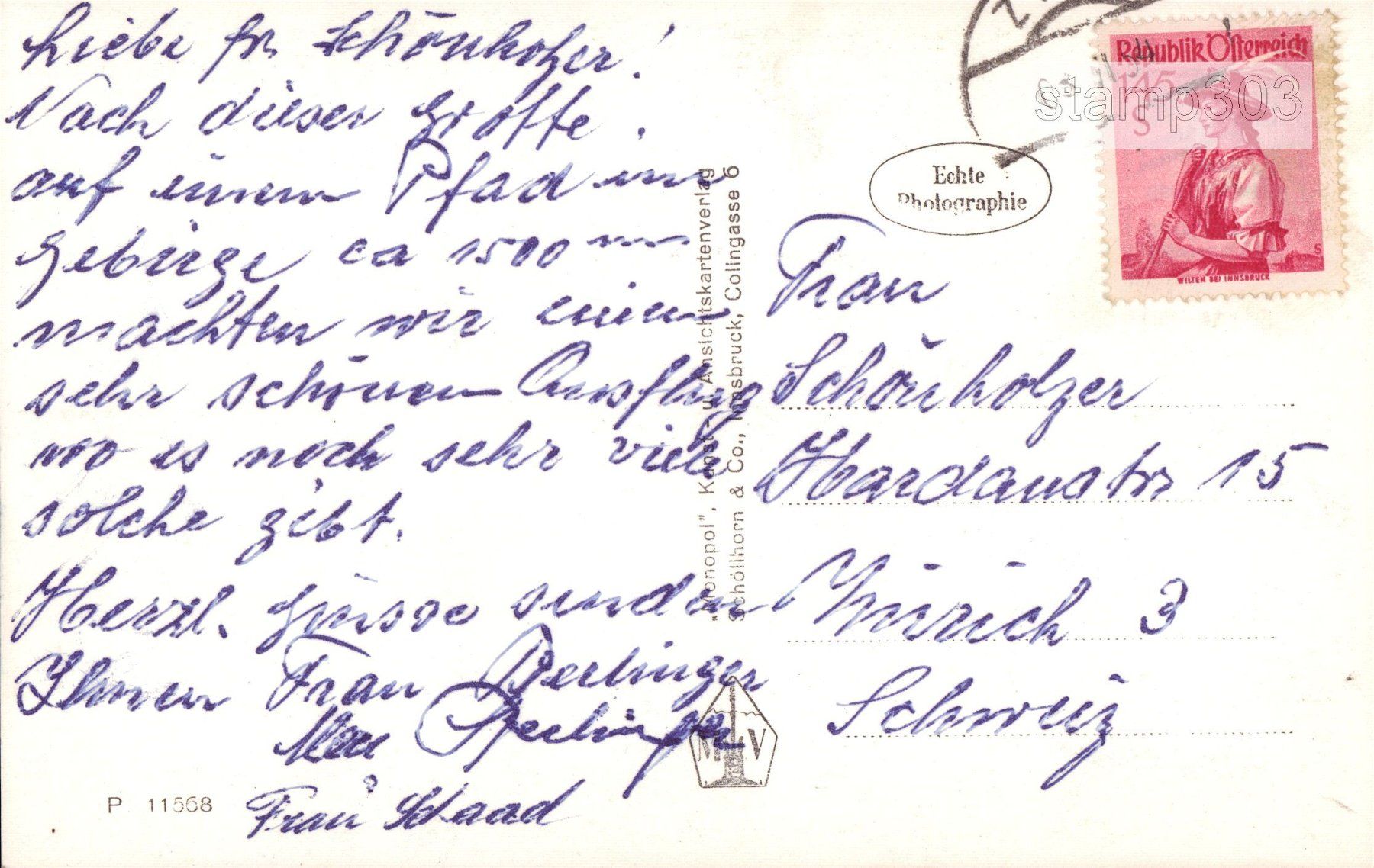 Cartoline postali: AK Kaiser Max Grosse. Martinswand – Usato da Eggersriet venduto da glasshouse3egg 1