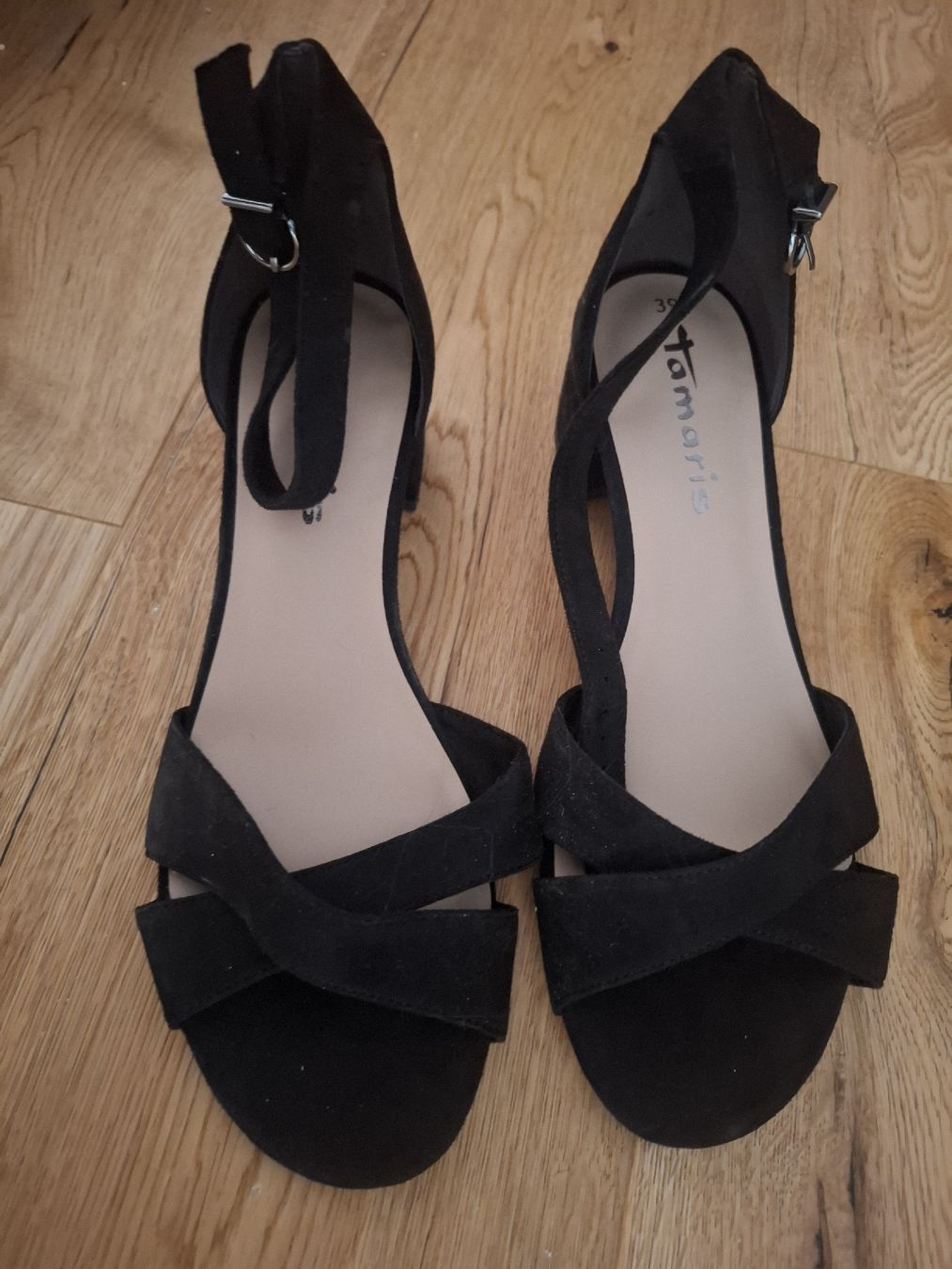 Tamaris Scarpe da donna: Sandales Tamaris noires – Nuovo (secondo la descrizione) da Les Paccots venduto da vit_9l76