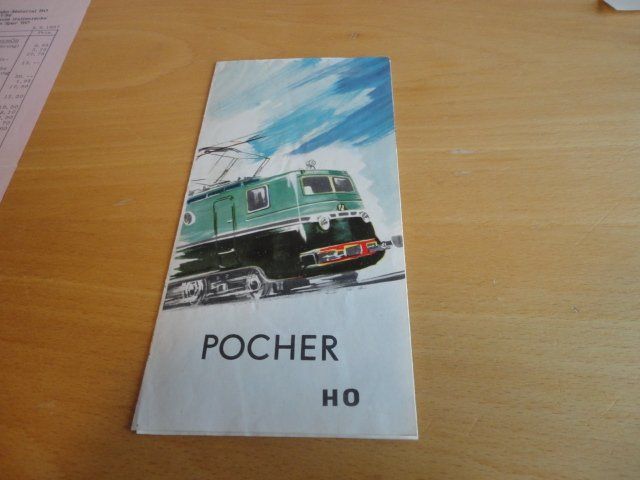 Pocher Modellini di ferrovie: Pocher Prospekt 1958 mit Preisliste – Usato da Wittenwil venduto da trixmartin 1