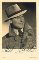 Paul Richter 1887-1961 Autogramm signiert Vintage Foto 9x14c