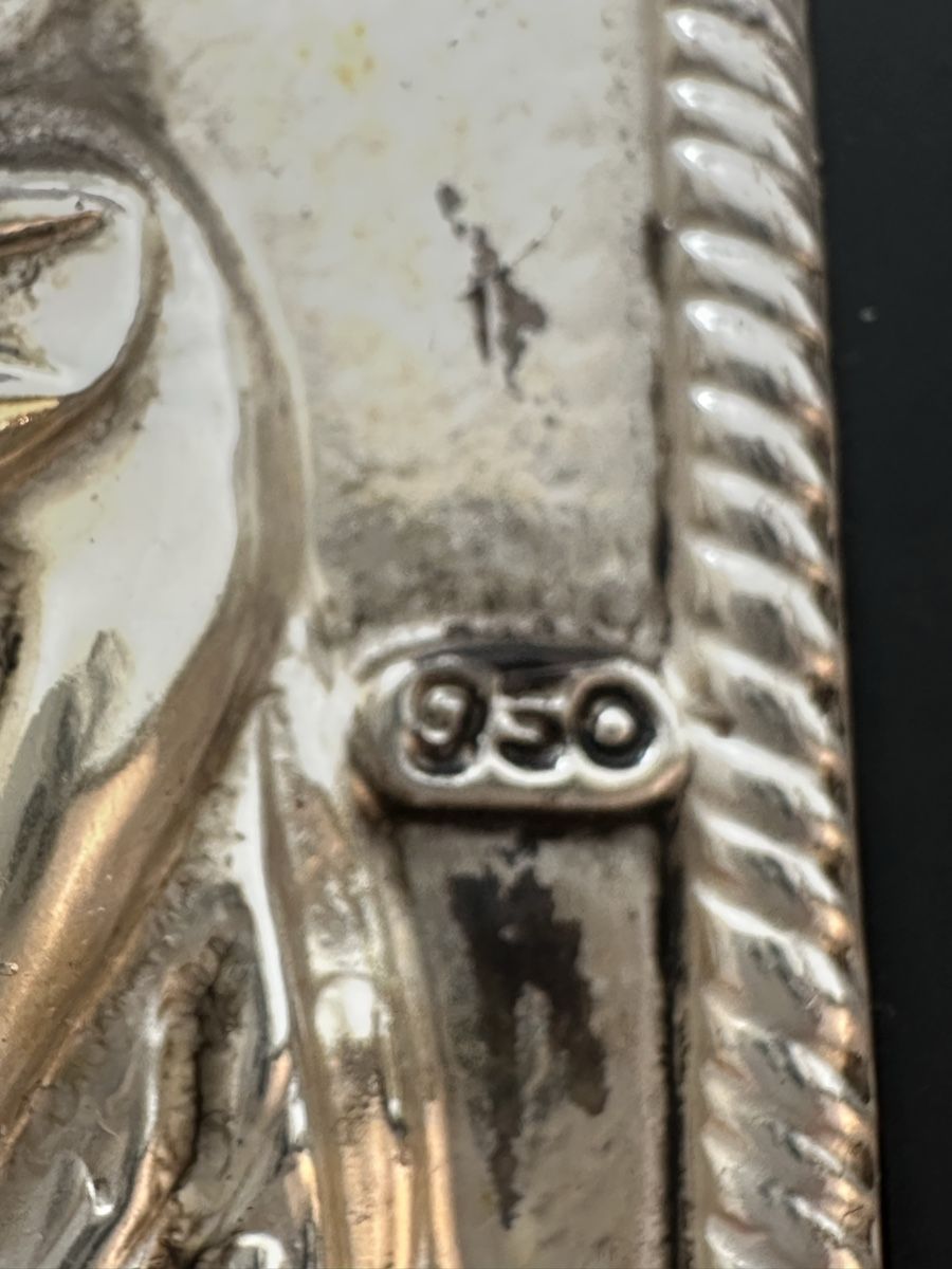 Dipinti: Silber Ikone Madonna mit Kind – Nuovo (secondo la descrizione) da Nebikon venduto da Vanessa2003 3